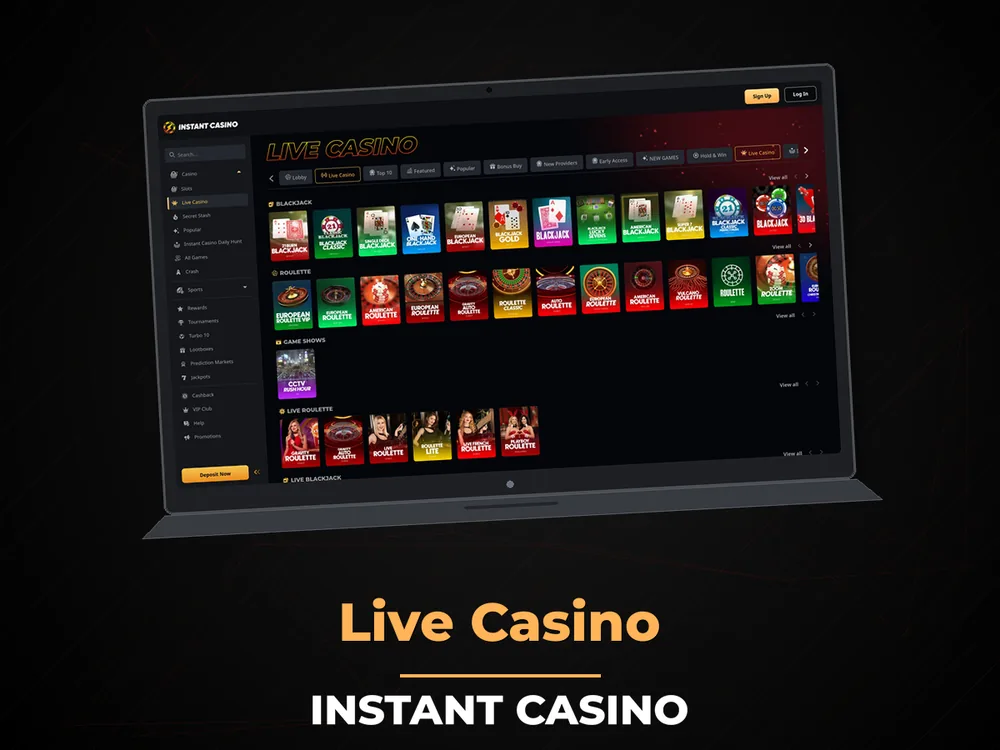 instant casino - Live Casino