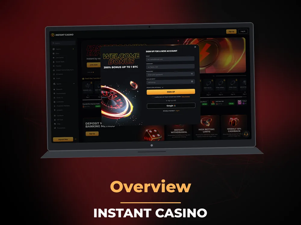 instant casino - Overview